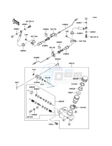 MULE 4010 TRANS 4x4 DIESEL KAF950G9F EU drawing Master Cylinder