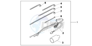 NC700XDC drawing KIT,GRIP HEATERAT