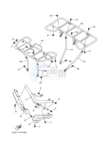 YFM700FWAD YFM70GPXJ GRIZZLY 700 EPS (B1A9) drawing GUARD