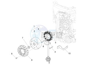 Fly 50 4T 4V USA (EMEA) drawing Flywheel magneto