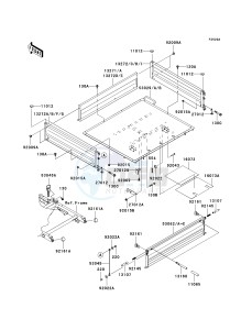 KAF 400 B [MULE 600] (B6F-B9F) B8F drawing CARRIER-- S- - -- B8F_B9F- -