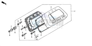 TRX350FM RANCHER 4X4S drawing METER