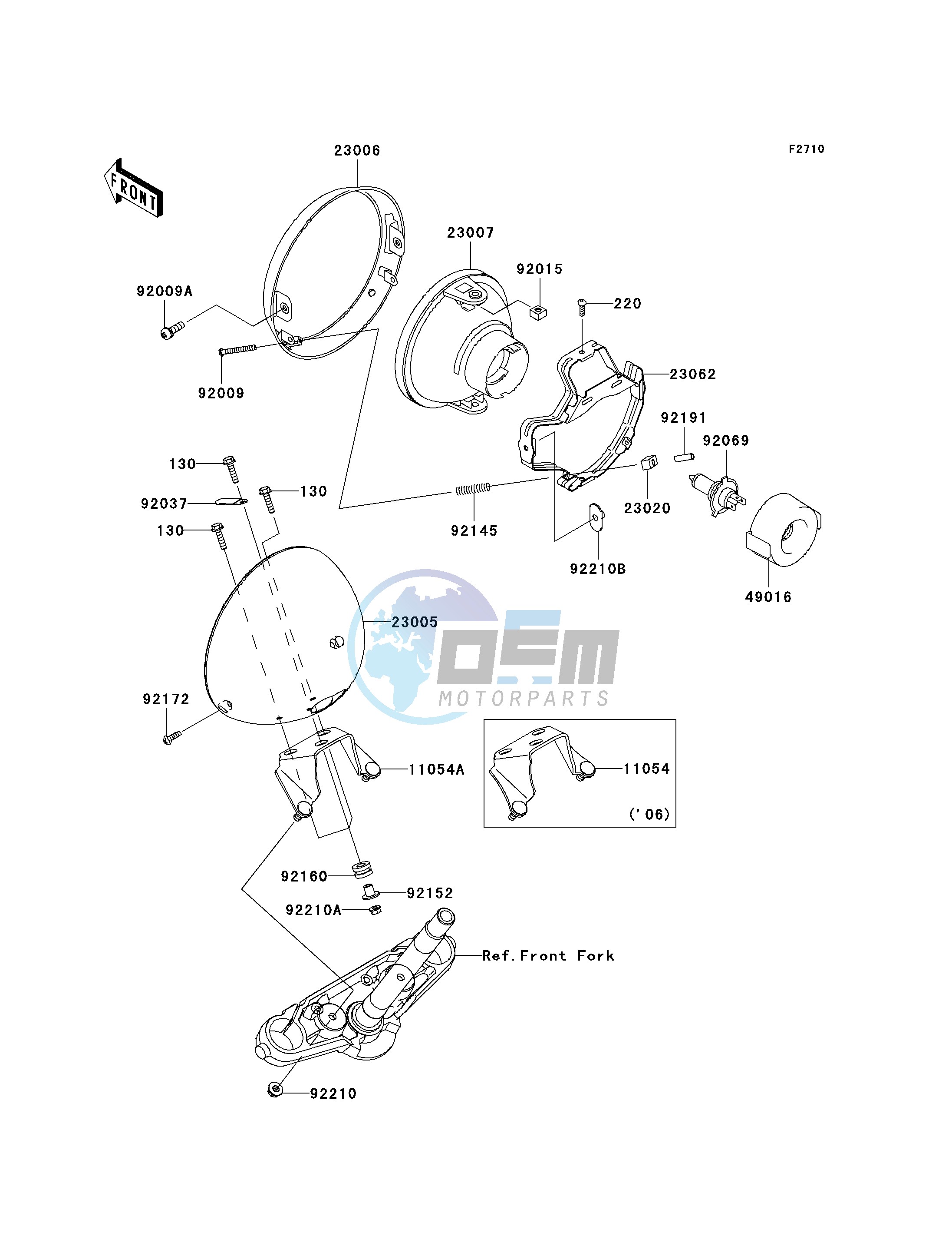 HEADLIGHT-- S- --- B6F - B8F- -