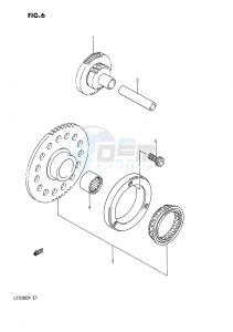 LT230E (E1) drawing STARTER CLUTCH