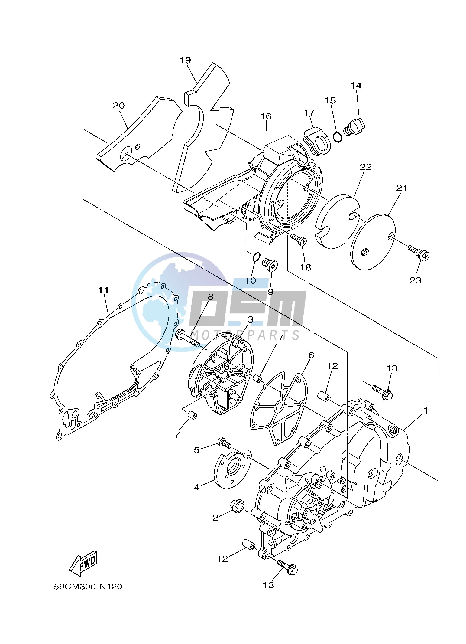 CRANKCASE COVER 1