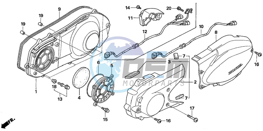 LEFT CRANKCASE COVER