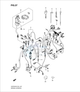 GSF650/S drawing WIRING HARNESS (GSF650K9/AK9/UK9/UAK9/L0/AL0/UL0/UAL0)