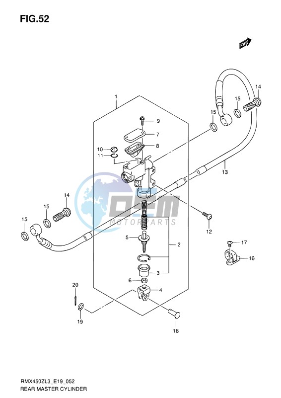 REAR MASTER CYLINDER