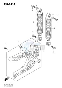 UH125 BURGMAN EU drawing REAR SWINGINGARM