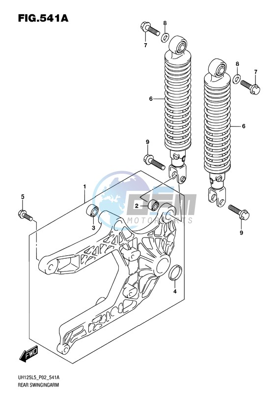 REAR SWINGINGARM