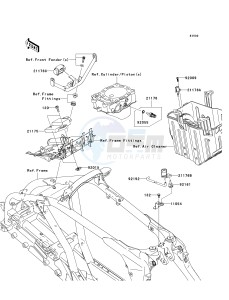 KSF 450 B [KFX450R MONSTER ENERGY] (B8F-B9FB) B9F drawing FUEL INJECTION