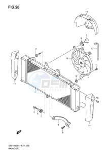 GSF-1250S ABS BANDIT EU drawing RADIATOR