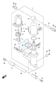 DF 50A drawing Trim Cylinder High Thrust