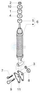 Liberty 125 Leader RST drawing Rear Damper