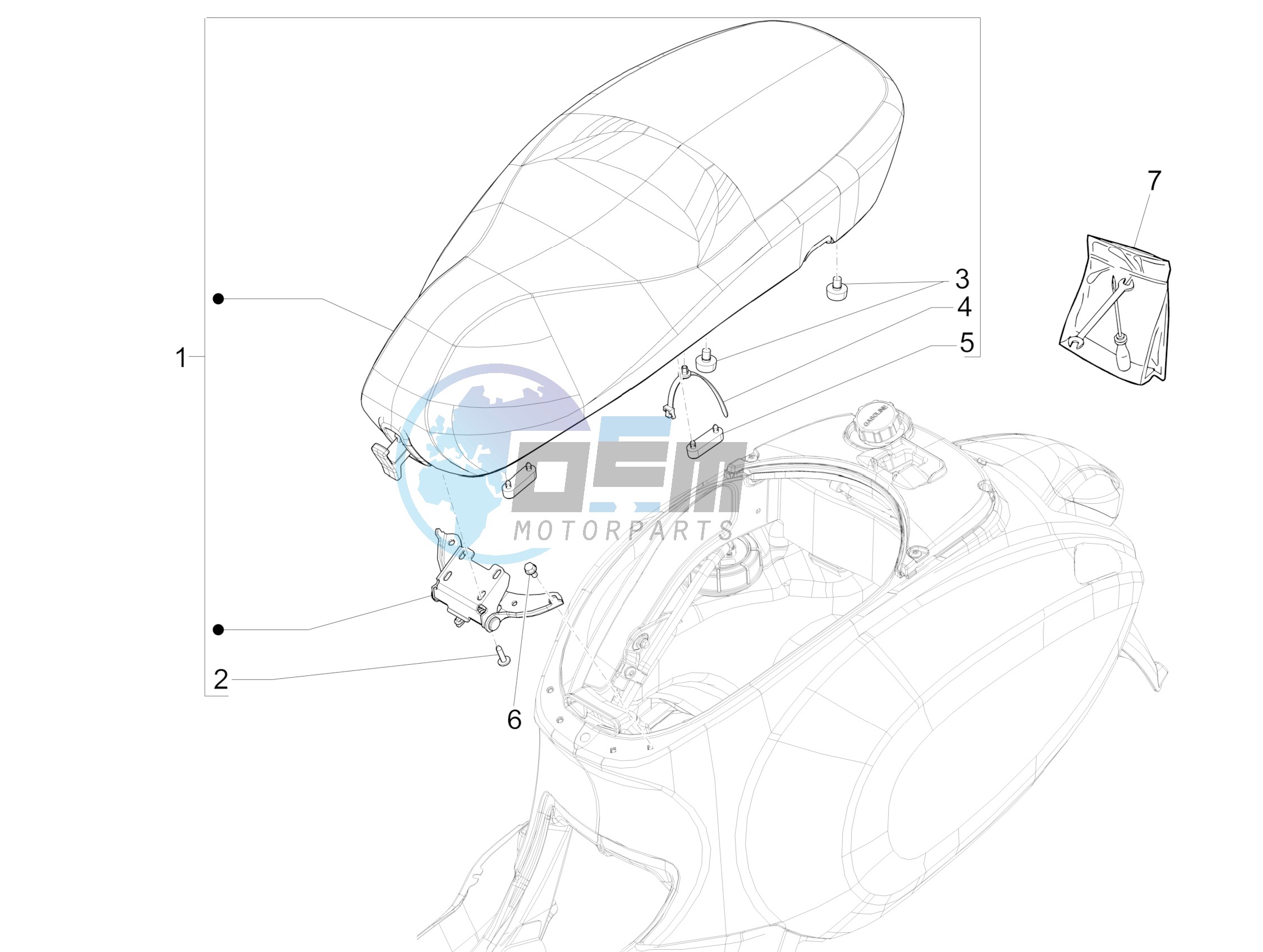 Saddle/seats