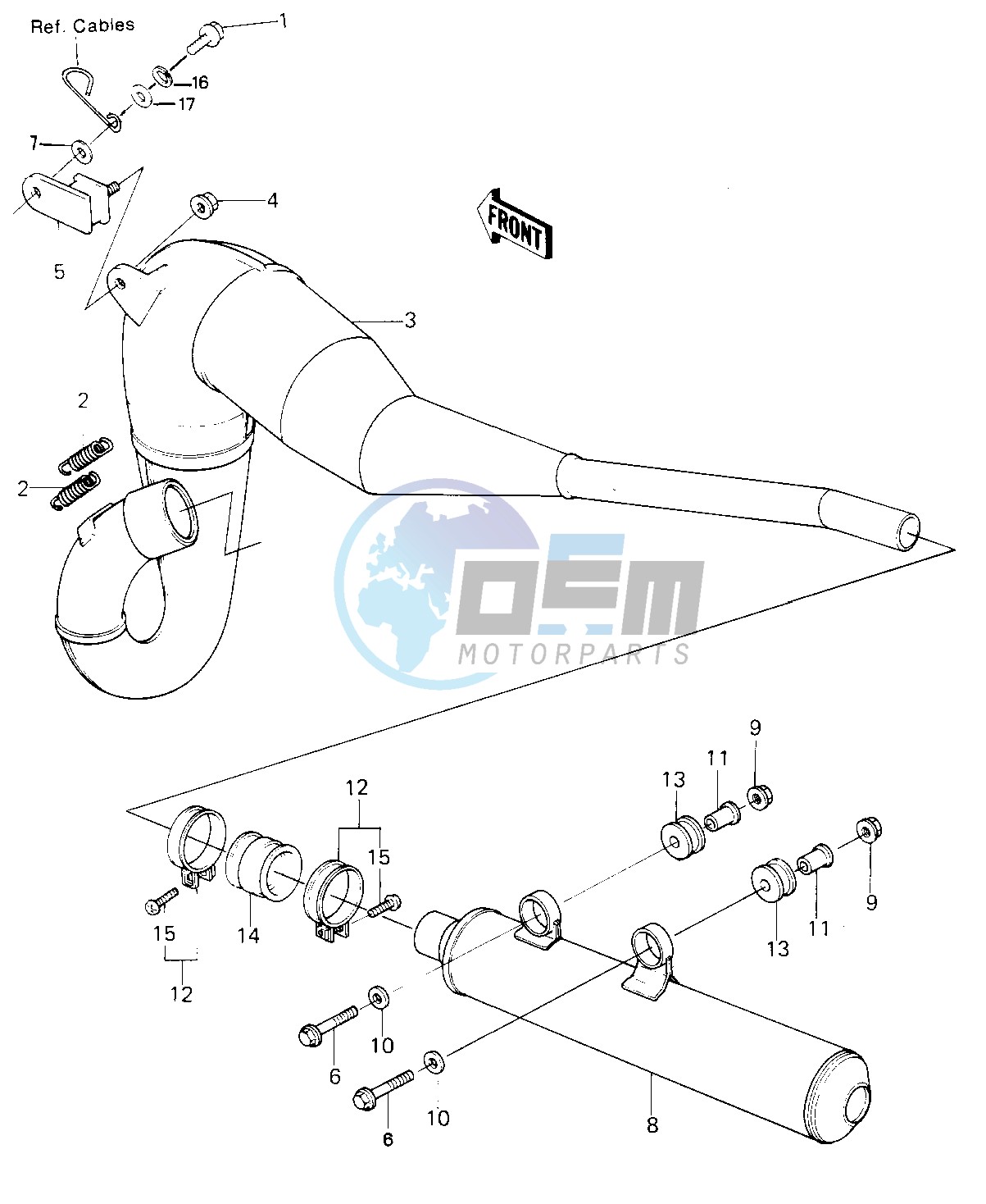 MUFFLER -- 81KDX250-B1- -