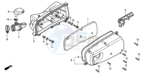 FES125 PANTHEON drawing AIR CLEANER