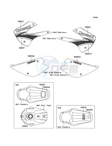 KX85 / KX85 II KX85A7F EU drawing Labels