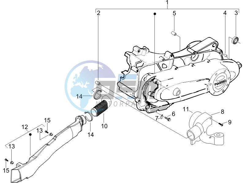 Crankcase cover - Crankcase cooling