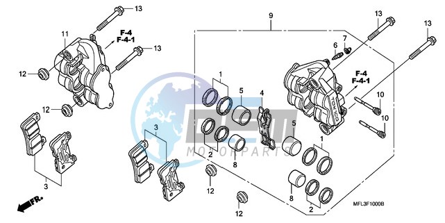 FRONT BRAKE CALIPER