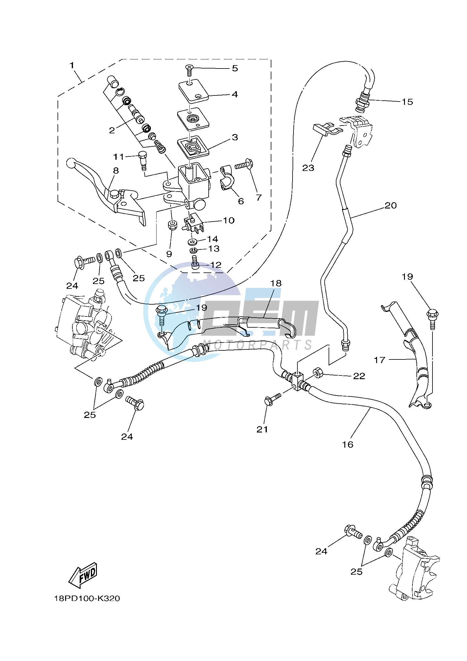 FRONT MASTER CYLINDER