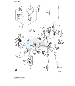 DR125SML0 drawing WIRING HARNESS