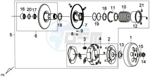 SYMPHONY 125 SR drawing CLUTCH