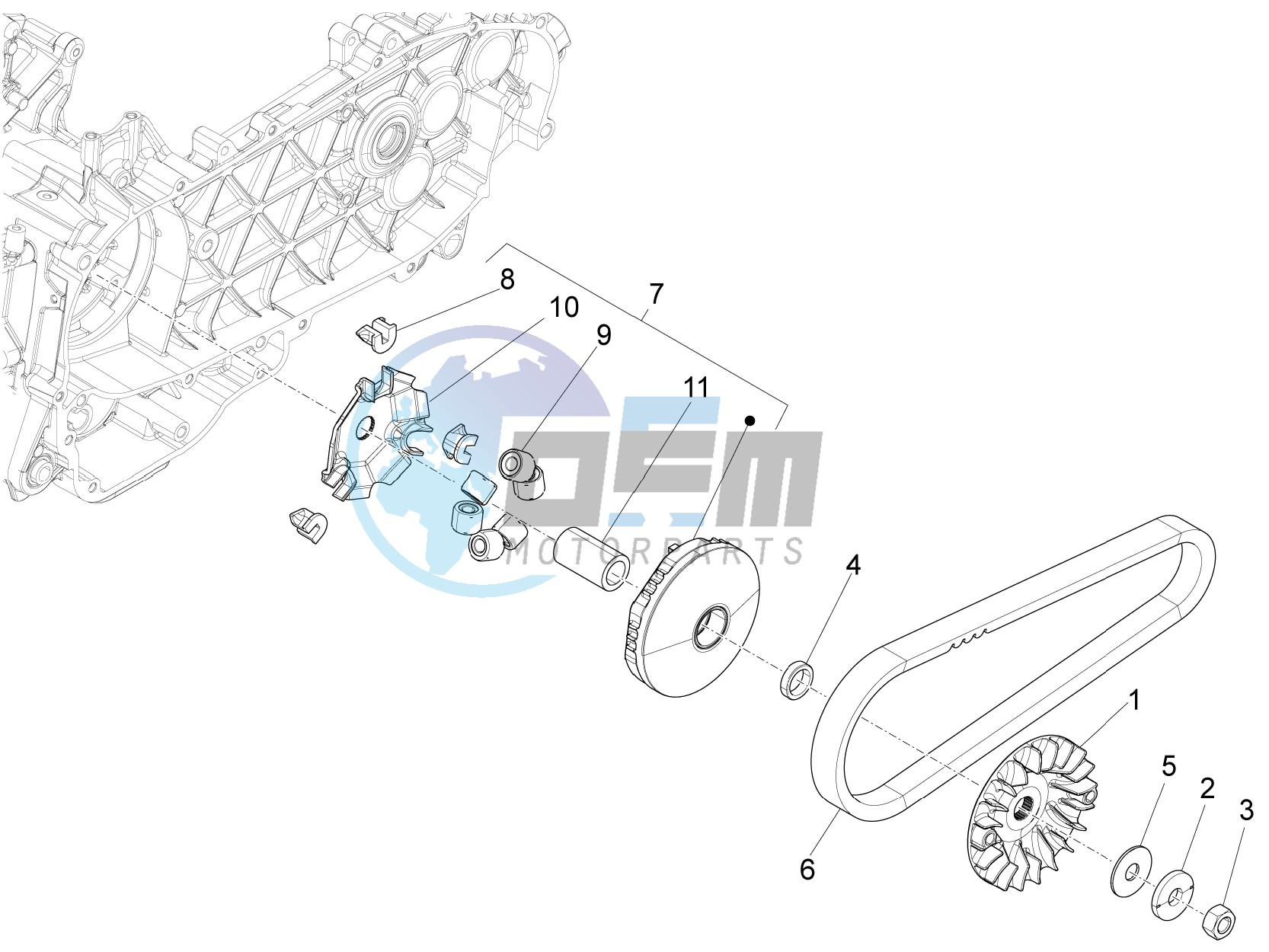 Driving pulley