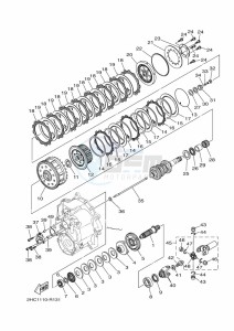 YXZ1000E YXZ1000R (B5J9) drawing CLUTCH