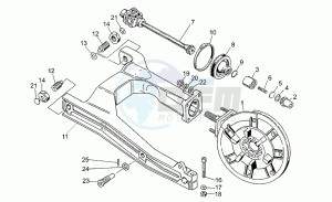 Nevada 350 drawing Swing arm