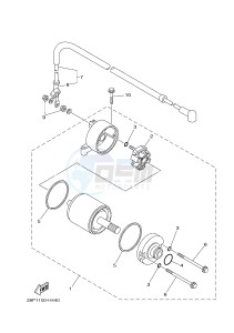 YFM700FWAD YFM70GPAJ GRIZZLY 700 EPS (B1AD) drawing STARTING MOTOR