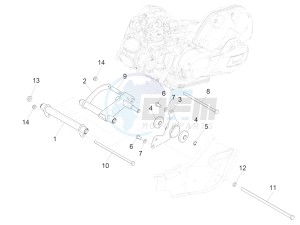 GTS 150 4T 3V IE ABS E4 (EMEA) drawing Swinging arm