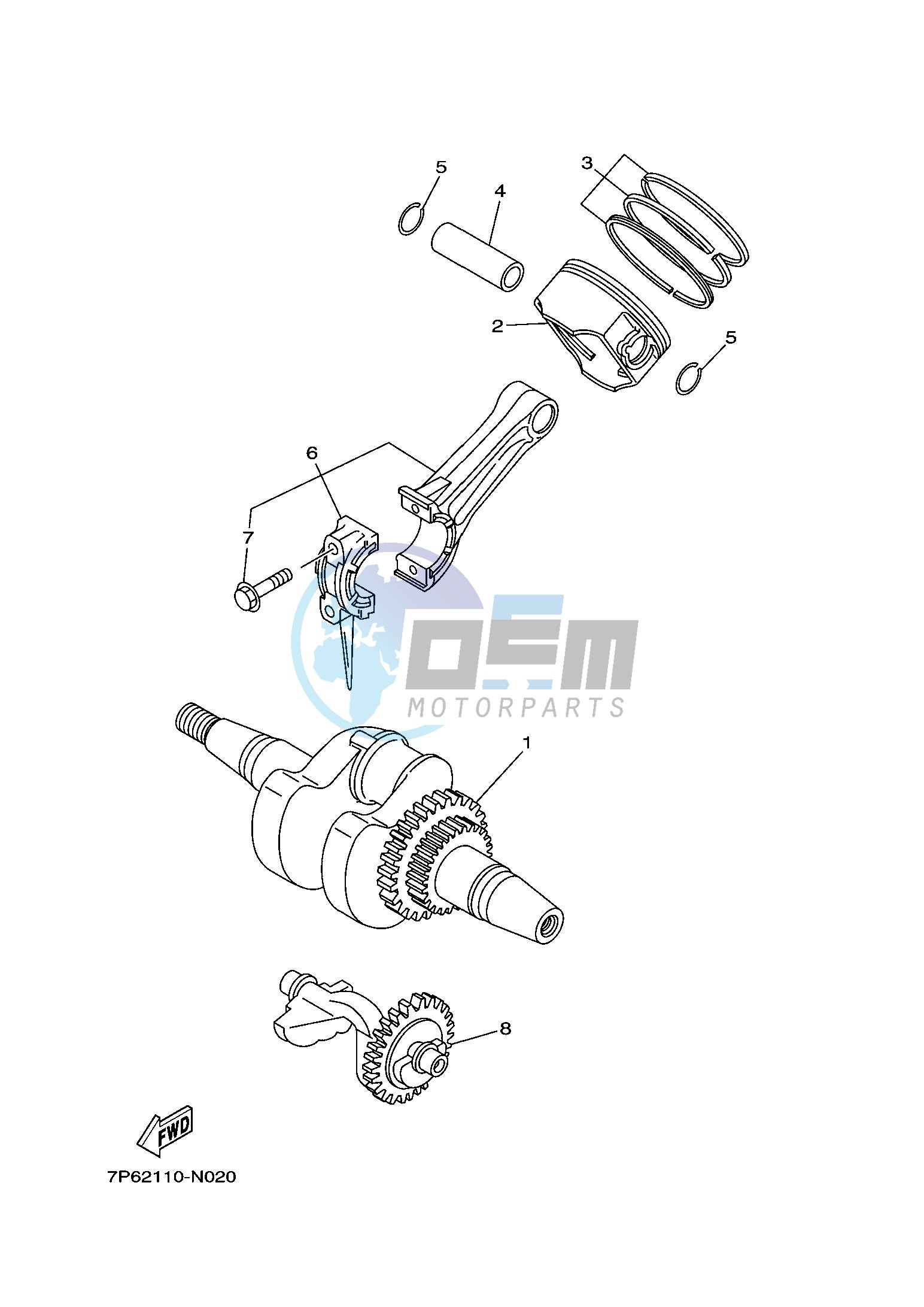 CRANKSHAFT & PISTON