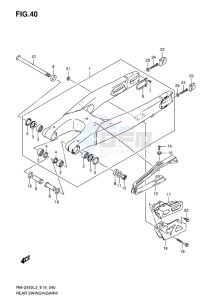 RM-Z450 EU drawing REAR SWINGINGARM