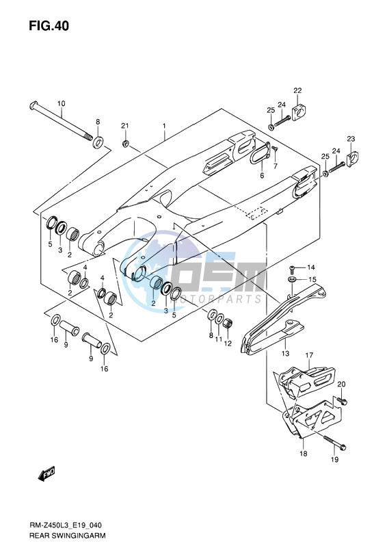 REAR SWINGINGARM