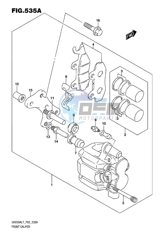 FRONT CALIPER