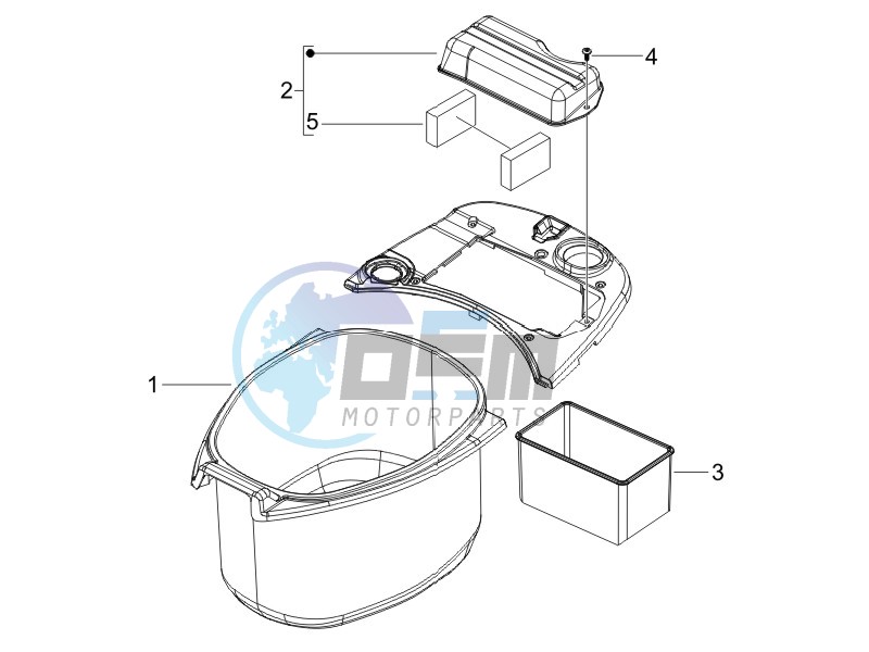 Helmet housing - Undersaddle