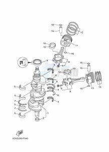 FL250HETU drawing CRANKSHAFT--PISTON