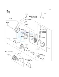 JT 1500 B [ULTRA 250X] (B7F-B8F) B7F drawing STARTER MOTOR