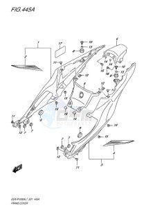 GSX-R1000 EU drawing FRAME COVER (YSF)