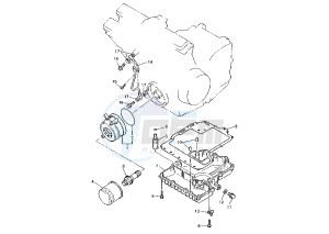 YZF R THUNDER CAT 600 drawing OIL CLEANER