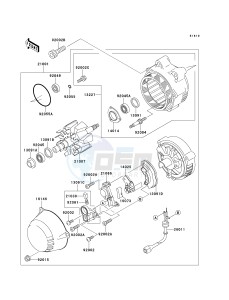 ZX 1100 E [GPZ 1100] (E1-E3) [GPZ 1100] drawing GENERATOR