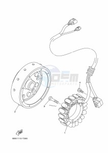 YFM450FWBD YFM45KPLK (BB5H) drawing GENERATOR