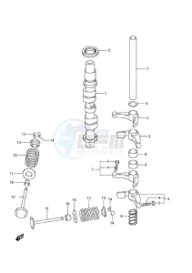 DF 8A drawing Camshaft