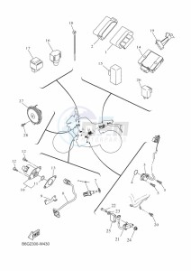 MT-125 MTN125-A (B6G3) drawing ELECTRICAL 2