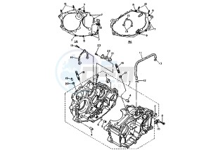 TT R 600 drawing CRANKCASE