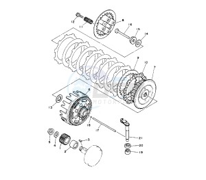 YZ LC-LW 80 drawing CLUTCH