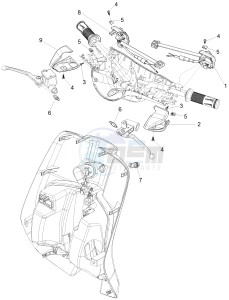 125 4T 3V ie Primavera (EMEA) (Ch, IT) drawing Selectors - Switches - Buttons