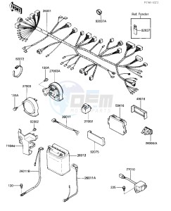 ZL 1000 A [ZL1000 ELIMINATOR] (A1) drawing CHASSIS ELECTRICAL EQUIPMENT