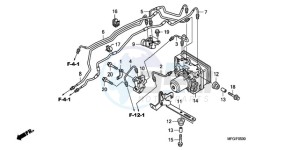CB600FA3A France - (F / ABS CMF ST 25K) drawing ABS MODULATOR